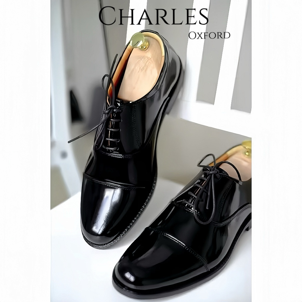 cap-toe oxford - Charles (รองเท้าหนังวัวแท้)