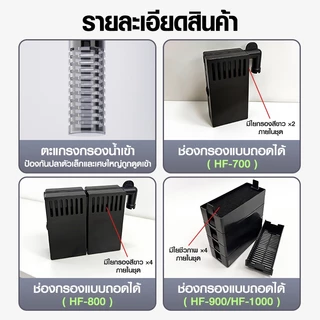 กรองแขวนสำหรับตู้ Bonetar เครื่องกรองน้ำตู้ปลา filter สำหรับตู้ปลาขนาด 15-40นิ้ว กรองน้ำใสสะอาด