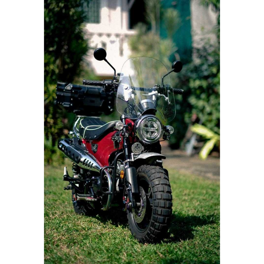 ชิวหน้ามอไซค์ ชิวบังลม Honda Monkey แบรนด์ Oldman​ แท้100%