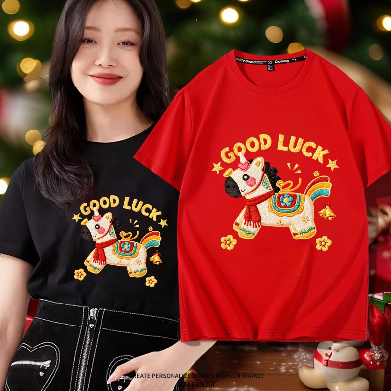 D1292เสื้อยืดแขนสั้น  ผ้านุ่มยืดได้ใส่สบายฯ ลายแฟชั่นนานาชาติ ปลีก-ส่ง