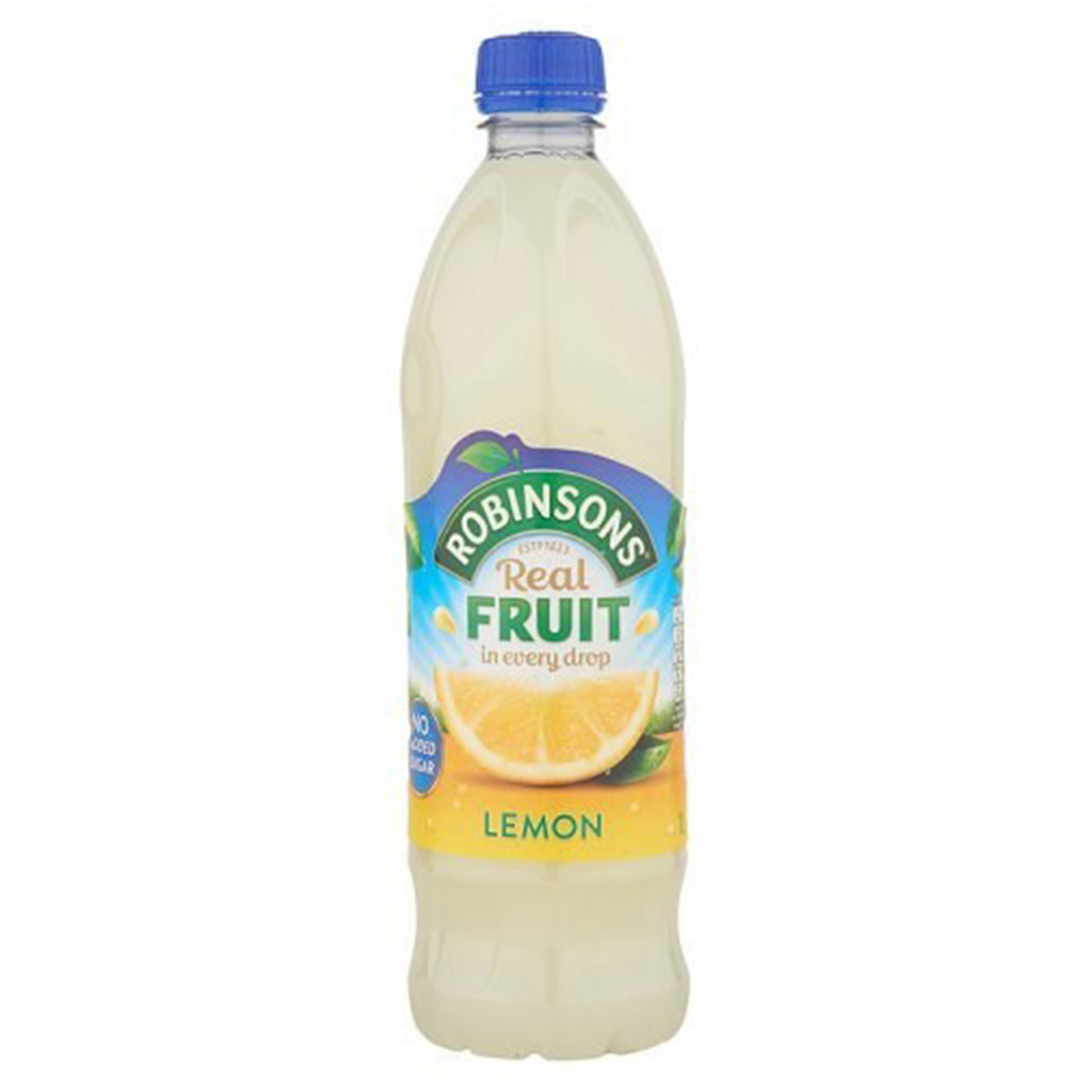 Robinsons Lemon No Added Sugar มะนาว ไม่เติมน้ำตาล 1L