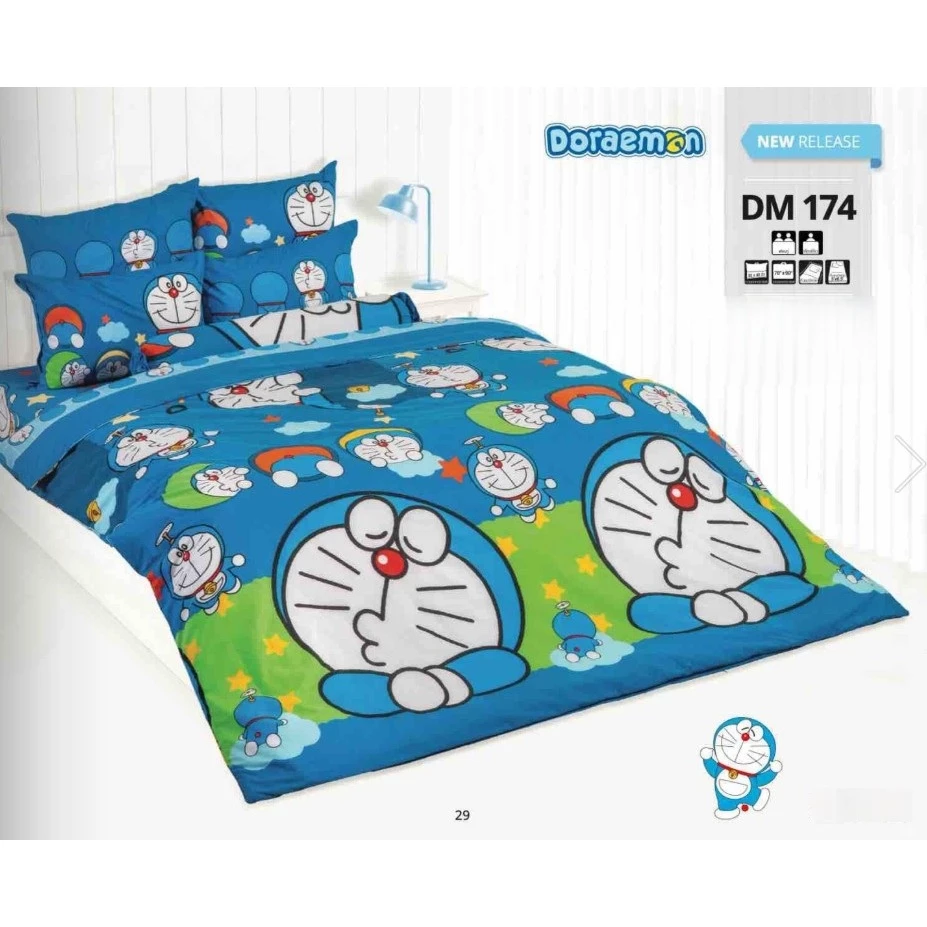 DM174: ผ้าปูที่นอน ลายโดราเอมอน Doraemon/TOTO