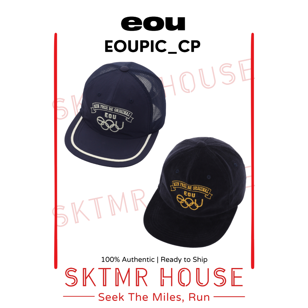 [พร้อมส่ง]  หมวก EOU | Fake Runner, Run Free, Lightweight