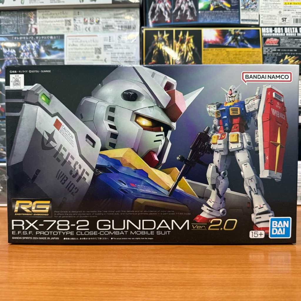 {พร้อมส่งมีแบบด่วน}BANDAI RG 1/144 RX-78-2 GUNDAM VER.2.0