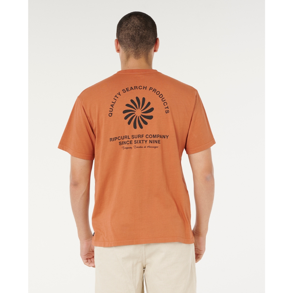 RIPCURL เสื้อยืดผู้ชาย 0WHMTE MOD CALI MEDALLION TEE 2025-S2