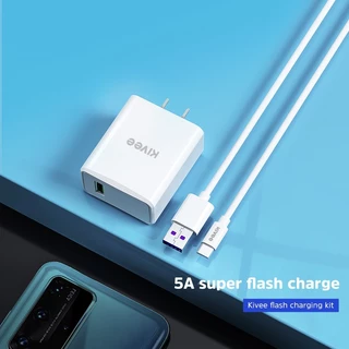 KIVEE ชุดชาร์จ 18W Micro USB สำหรับโทรศัพท์ Android หัวชาร์จ+สายชาร์จ