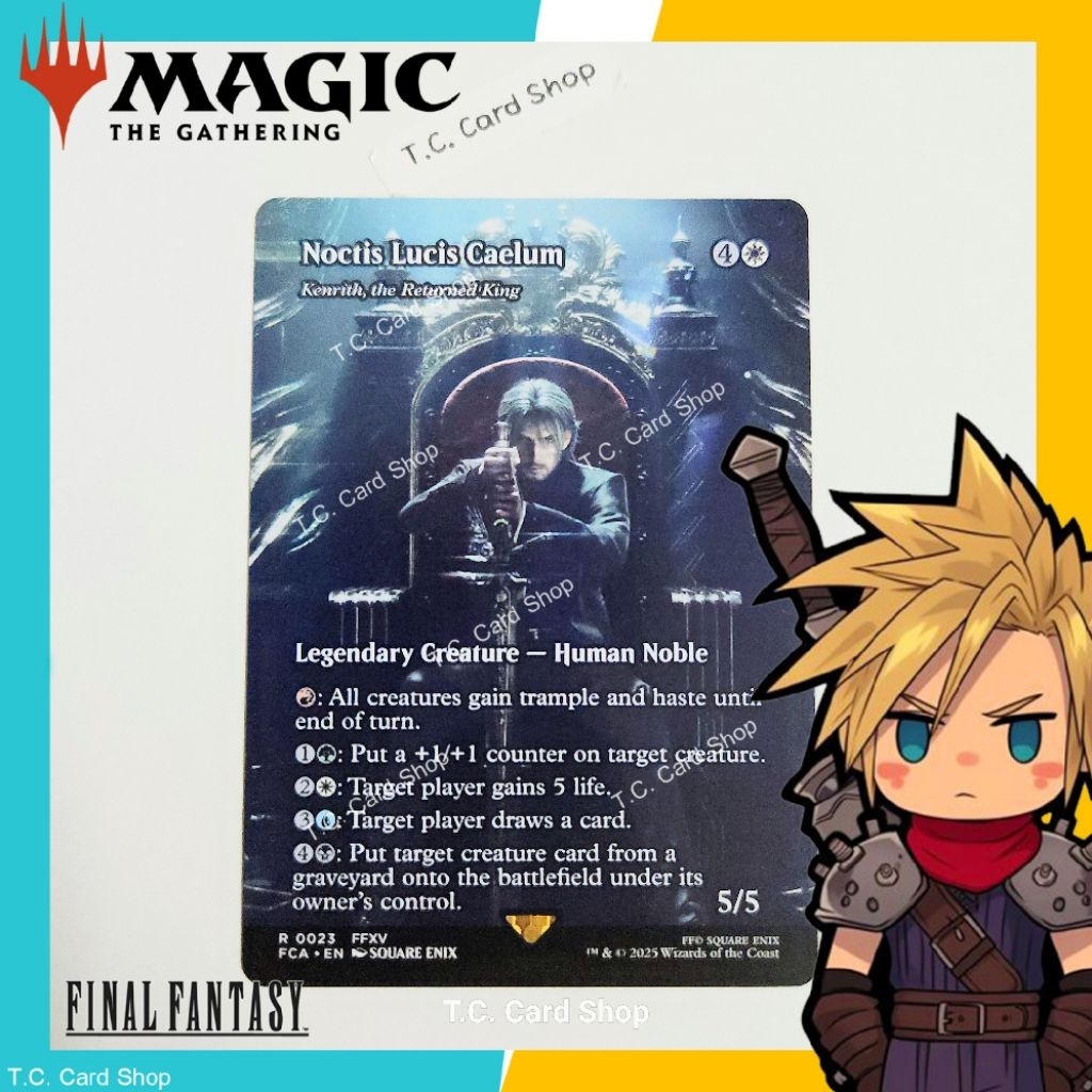 Noctis Lucis Caelum - Kenrith, the Returned King (Showcase) R0023 FFXV- Final Fantasy -  Magic the G