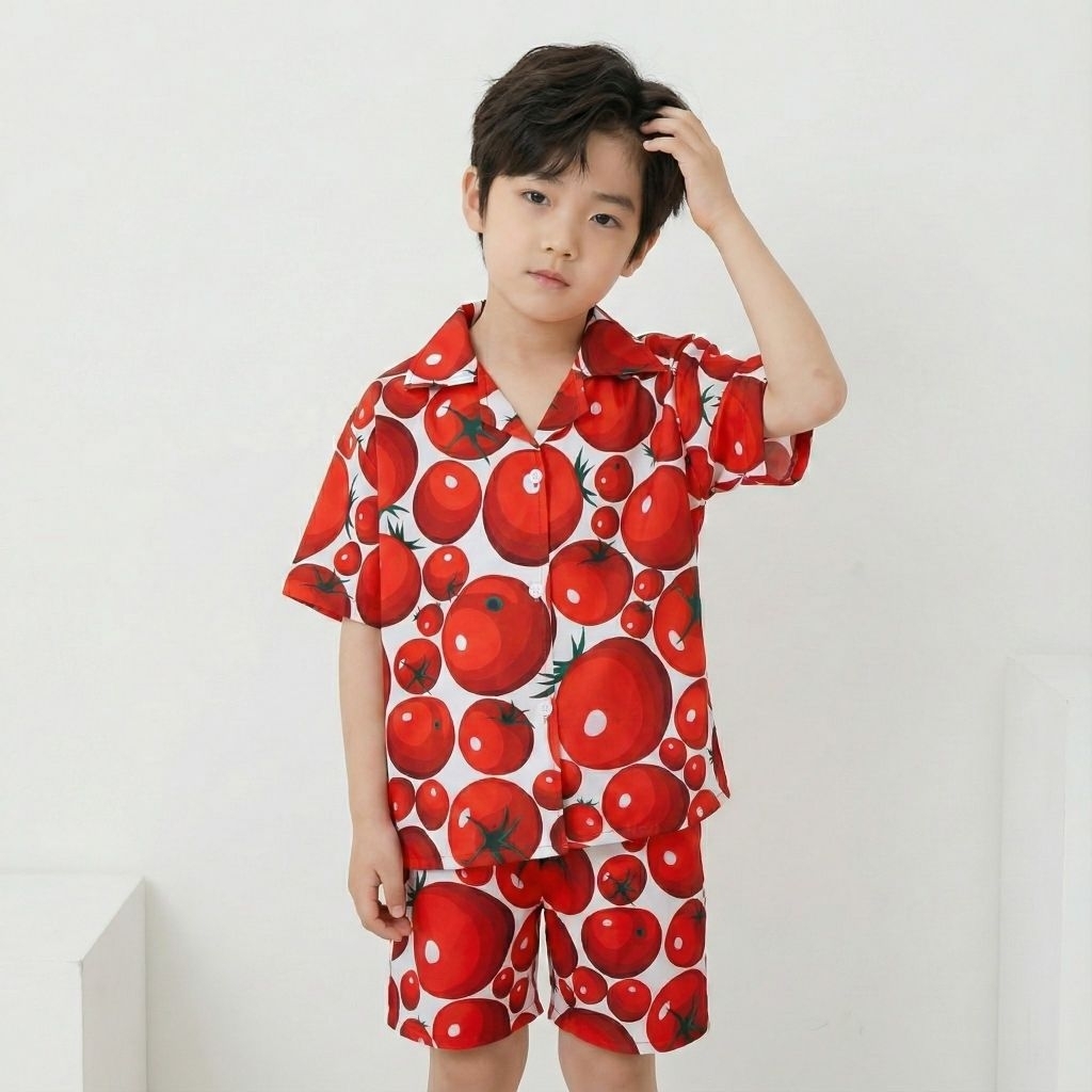 ชุดเด็ก ผ้าไหมอิตาลี่ นุ่มลื่น ใส่สบาย พร้อมส่ง มีหลายไซส์ให้เลือก