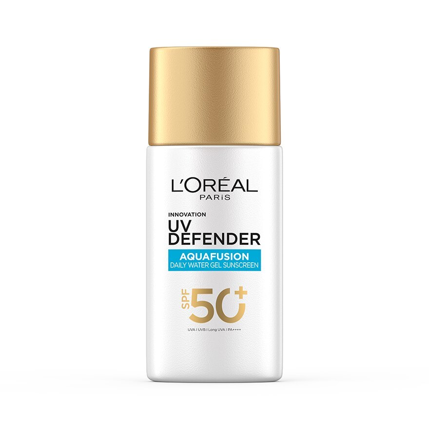 Loreal Paris UV Defender Aquafusion Daily Water Gel Sunscreen SPF50+ PA++++ 50ml