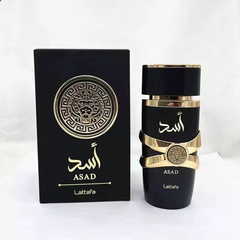 น้ำหอมผู้ชาย 100ml Lattafa Asad EDP น้ำหอมแท้ กลิ่น Woody Amber หอมติดทน ของขวัญวันพิเศษ Quality Perfume ราคาดี สำหรับทุ