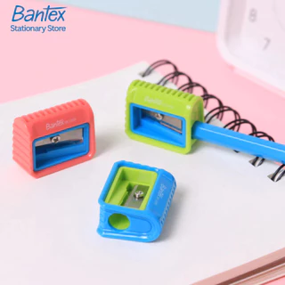 Bantex กบเหลาดินสอ สุ่มสี 1 ชิ้น ขนาดเล็ก ใบมีดคม ใช้งานง่าย พกสะดวก อุปกรณ์การเรียน Sharpener