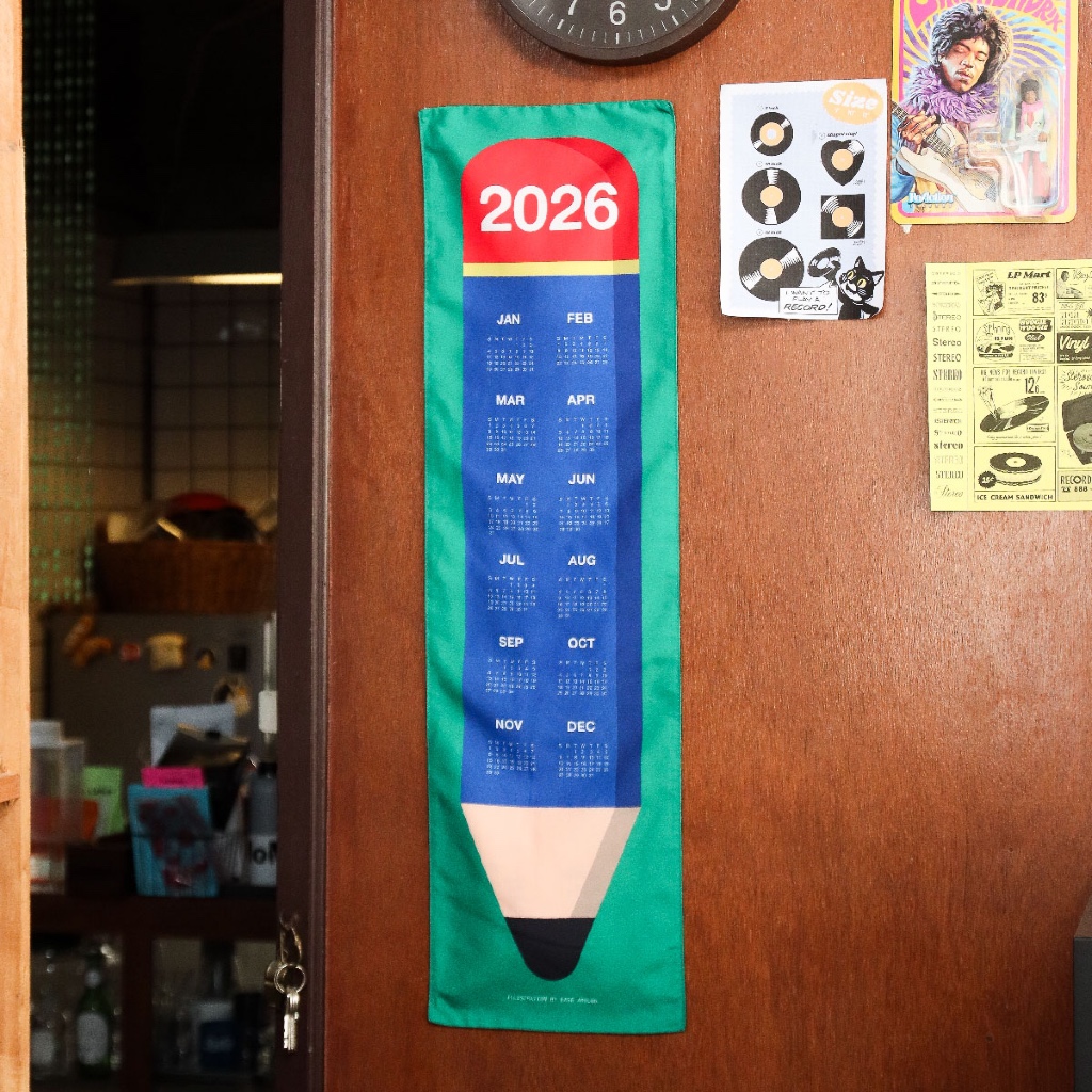 ปฏิทินปีผ้า 2 ด้าน FABRIC CALENDAR 2026 | ease around