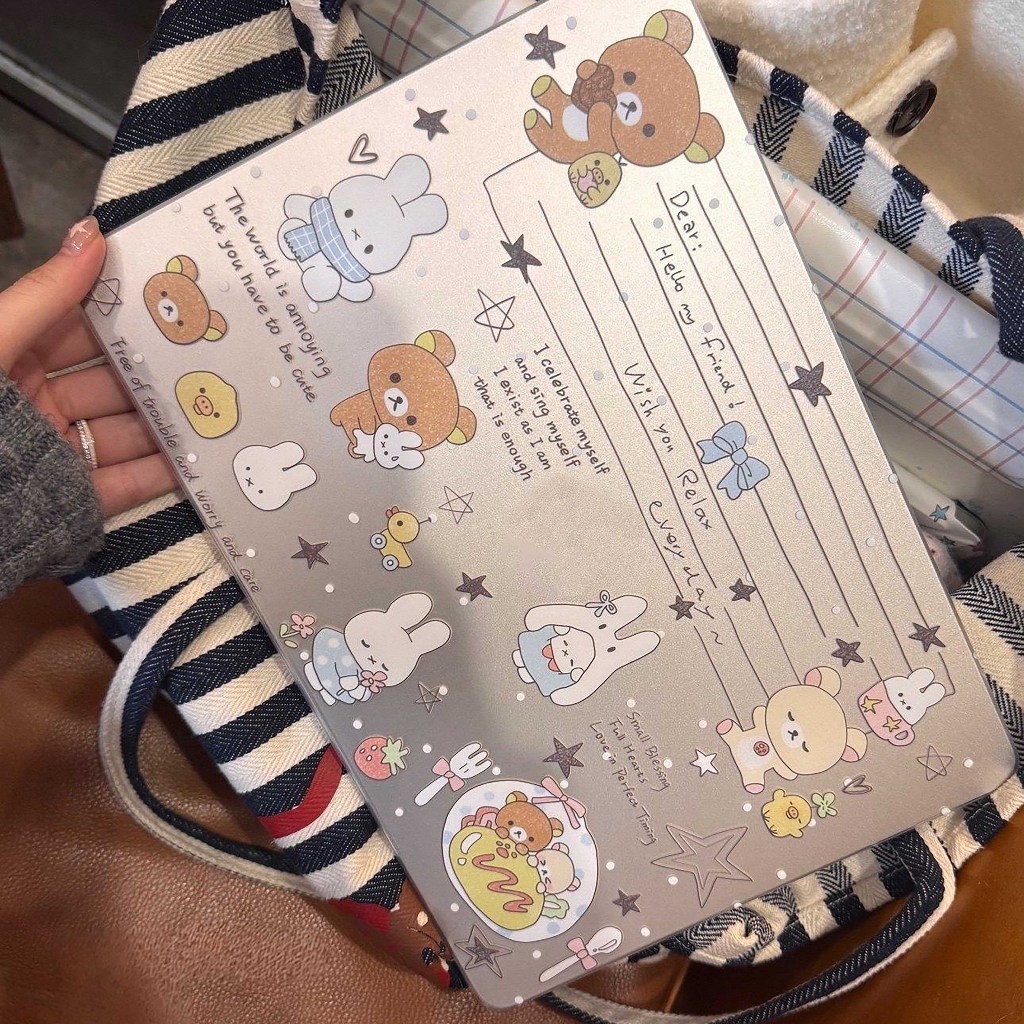 Shesell พร้อมส่ง✨เคส macbook(ผิวด้าน)ริลักกูมะ Air13 Neo13 Pro14 M5 Air15เคสสำหรับแมคบุ๊คใส Pro13/16