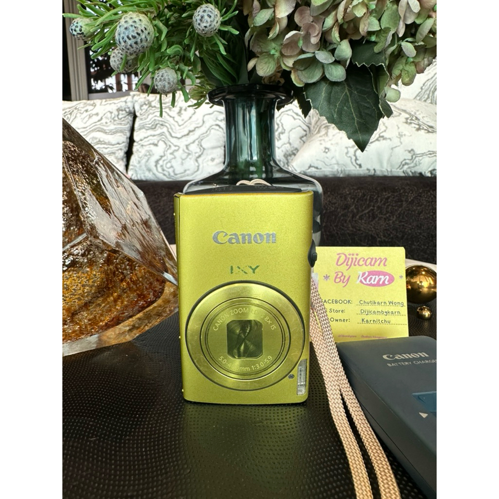 Canon ixy 600f สีเขียวมะนาว