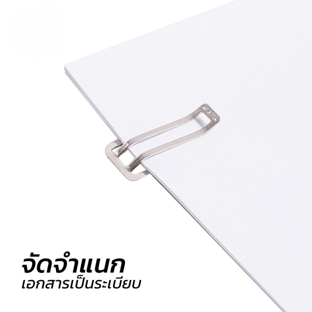ลวดเสียบกระดาษแบบหัวแบน 1 กล่อง จำนวน 10 ชิ้น คลิปหนีบกระดาษ ที่เสียบกระดาษ Paper Clips - รูปที่ 4