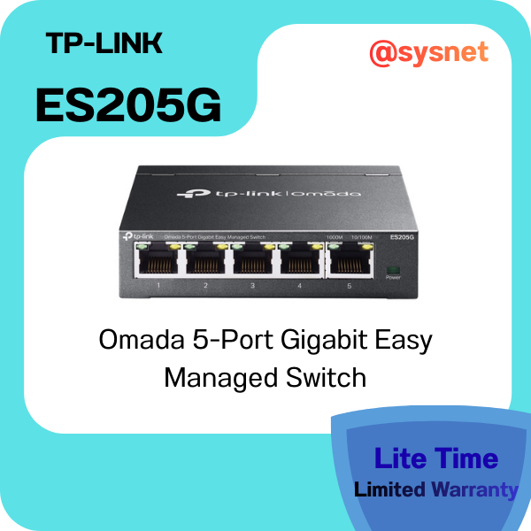 TP-Link ES205G Omada 5-Port Gigabit Easy Managed Switch