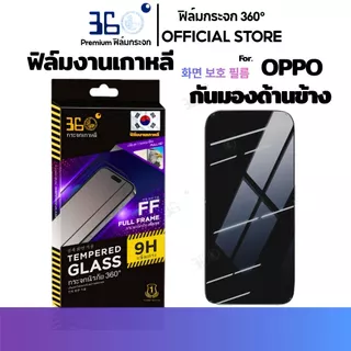 [🇰🇷360°] ฟิล์มกระจกคริสตัลกันเสือก/กันมอง Oppo A6C A6 a5pro a3x a6pro a78 a3pro a18 a79 a60 a76 5G
