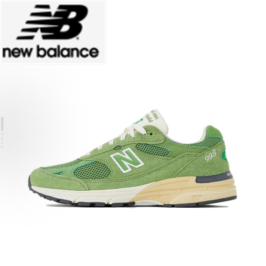 New Balance NB 993 Low cut Leisure City Commuting Running Shoes Green ของแท้100%