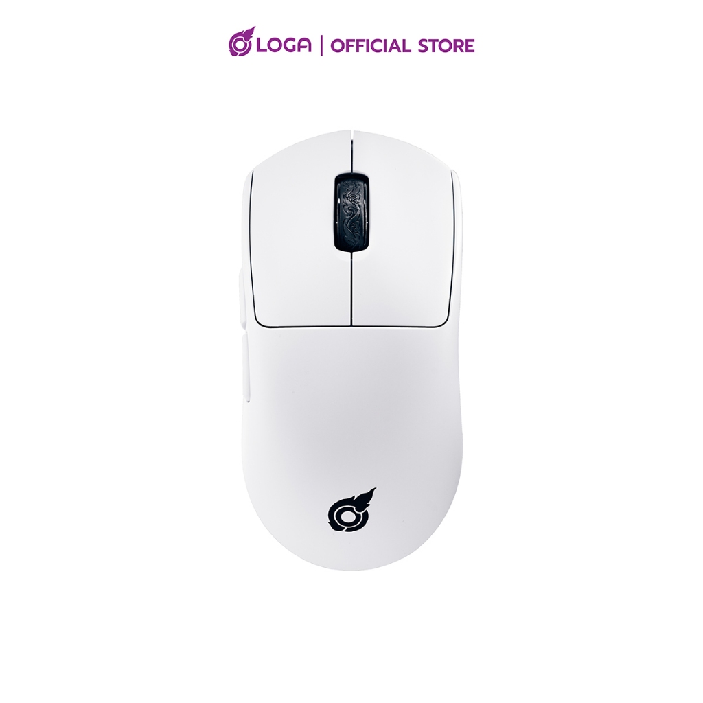 LOGA GARUDA 2 WIRELESS GAMING MOUSE : White / Black