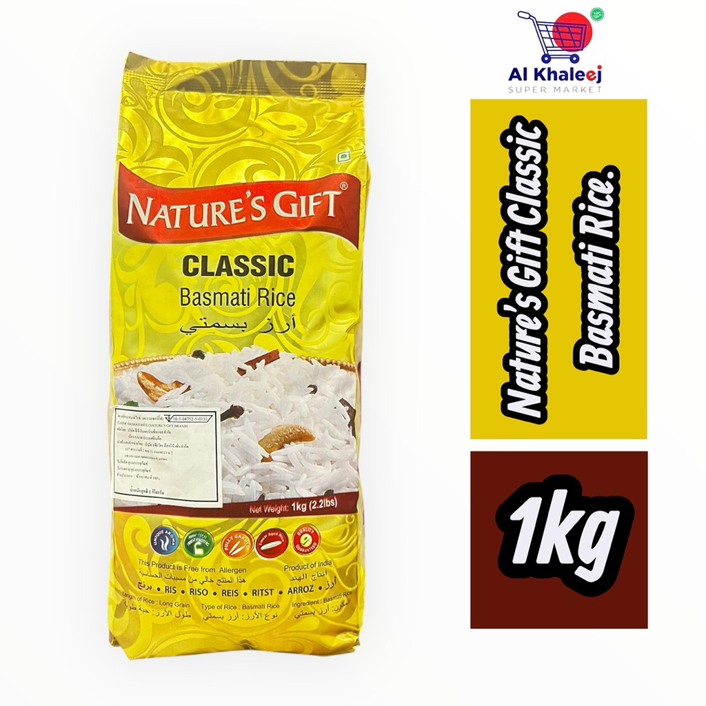 Nature's Gift Classic Basmati Rice. 1kg