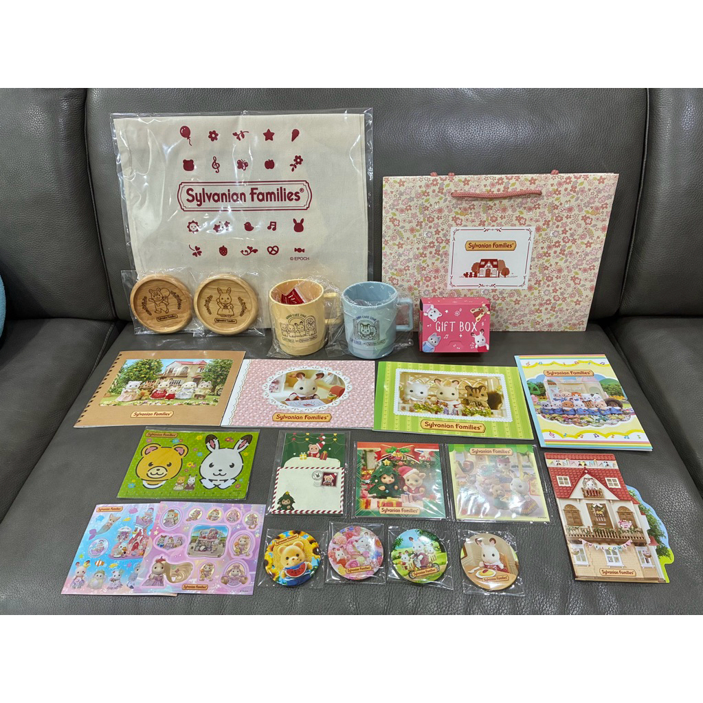 (มีของมากกว่าในภาพ) Sylvanian ของใช้ สมุด โน๊ต Magnet Sticker ถุงผ้า ถุงกระดาษ ซิลวาเนียน