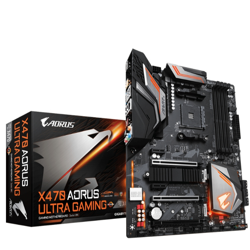 MAINBOARD (เมนบอร์ด) AM4 GIGABYTE X470 AORUS ULTRA GAMING