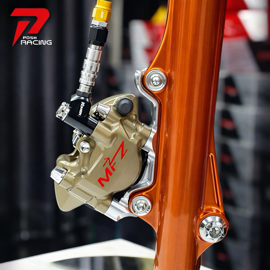 ขาปั้มเต่า MFZ - Brembo  W125S-R-บังลม / ขนาด 190mm. 200mm. ✅งานตัด ✅เข้ารูป ✅ทรงสวย ✅แข็งแรง #01200