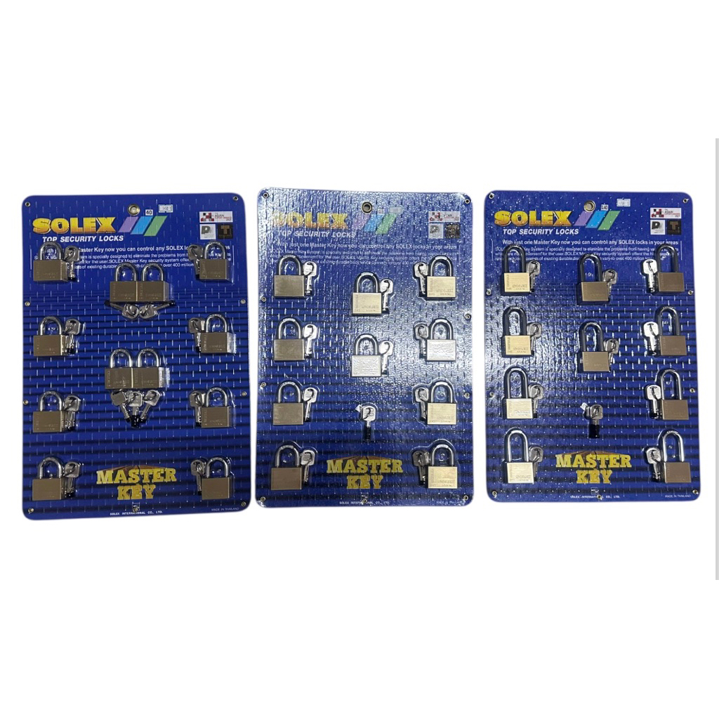 กุญแจมาสเตอร์คีย์ SOLEX 10ตัวชุด และ 12ตัวชุด