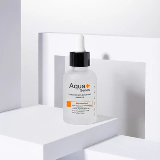 (ส่งฟรี จากแบรนด์) Aqua+ Series TimeLock Skin-Boosting Ampoule 30 ml. แอมพูลดูแลริ้วรอย และการกระชับ