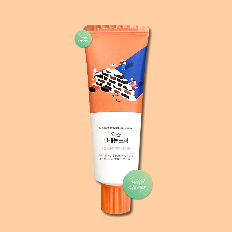 🍀 ROUND LAB : แท้พร้อมส่ง exp.2027 soybean panthenol cream 80ml