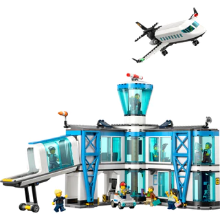 LEGO City 60502 Airport with Airplane (887pcs.), Building Blocks, Kids Toy