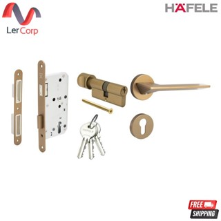 (Hafele) ชุดมือจับประตูก้านโยกแม่เหล็ก (รุ่นประตูทางเข้า) A …