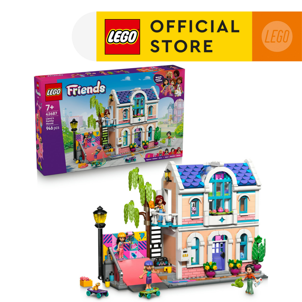 LEGO Friends 42687 Liann's Family House (946pcs.), Building Blocks, Kids Toy