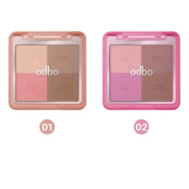 ODBO GLAM & SHADE MULTI PALETTE พาเลตติดแกลม OD1331
