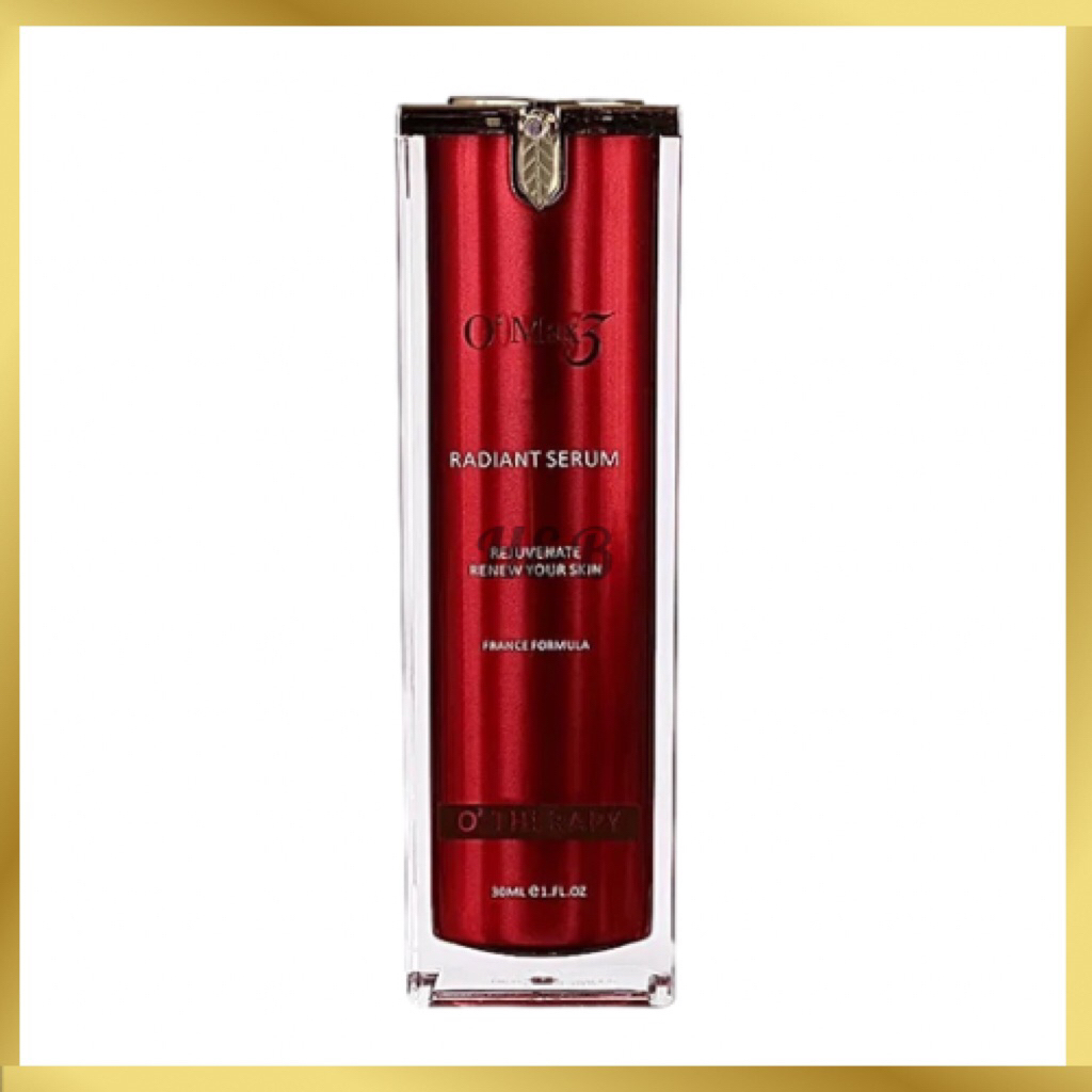 O2MAX3 Radiant Serum โอทูแม็กซ์3 เรเดี้ยน เซรั่มบำรุงผิวหน้า [30 ml.]