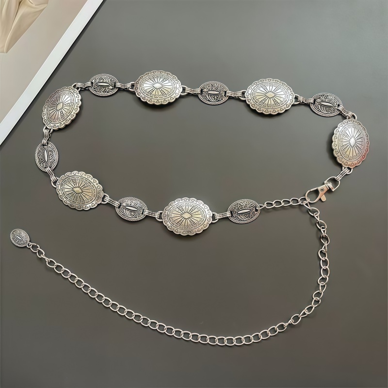 Lunar Blossom🎐เข็มขัดลำลอง  เข็มขัดเปลือกหอย  แฟชั่นระดับไฮเอนด์  เครื่องประดับแฟชั่น  สไตล์โบฮีเมียน  จัดส่งรวดเร็ว - รูปที่ 3