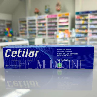 Cetilar 50 ML เซทิลาร์ ครีมทาลดอาการปวด ลดแรงเสียดทานข้อต่อ