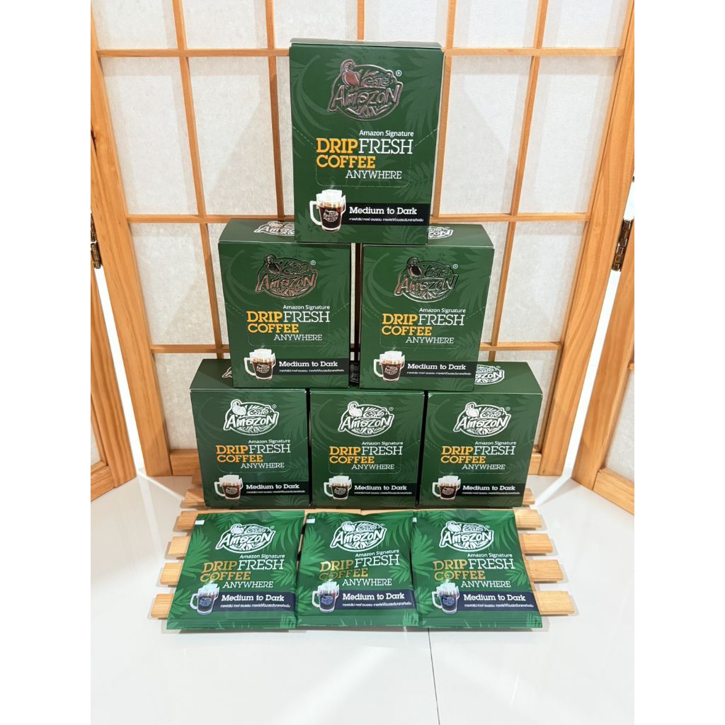 Amazon กาแฟดริป แบ่งขายเป็นซอง.