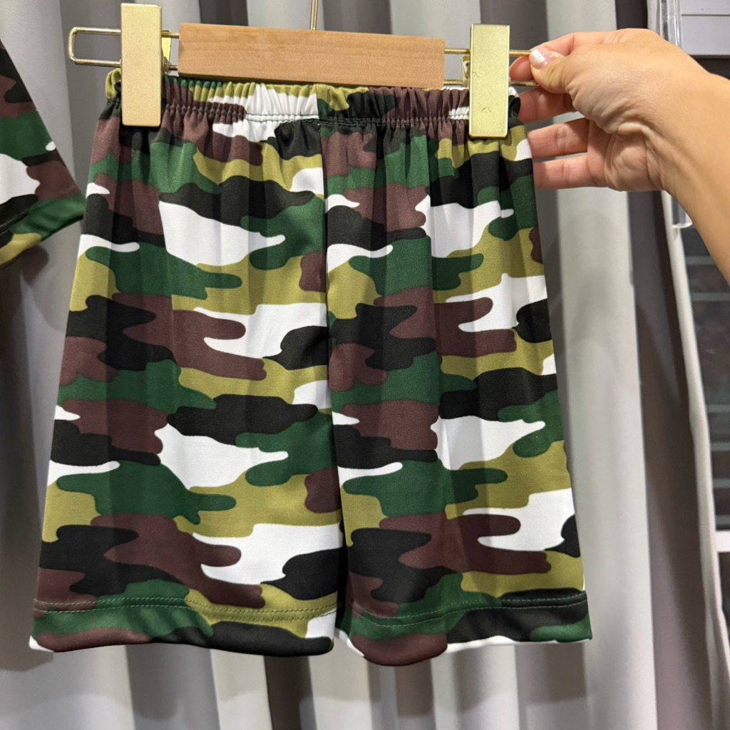 ชุดเด็ก ลายทหาร พราน แขนสั้น+ขาสั้น ผ้าไมโครนิ่มใส่สบาย โพลีเอสเตอร์ ทหารพราน (ส+ส)แขนสั้น+ขาสั้น - รูปที่ 7