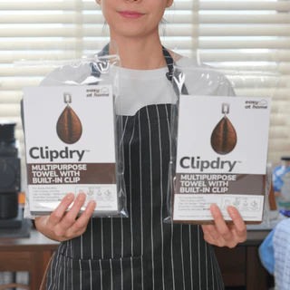 ClipDry™ ผ้าเช็ดด้ามชงกาแฟ/Knock Box 30x60cm – ทนร้อน แห้งไว แขวนได้ ไร้ขุย | Easyathome