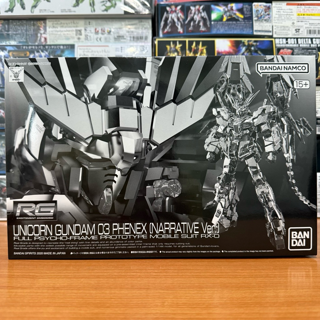 (กล่องมีรอย){พร้อมส่งมีแบบด่วน}PREMIUM BANDAI RG 1/144 UNICORN GUNDAM 03 PHENEX(NARRATIVE VER.)