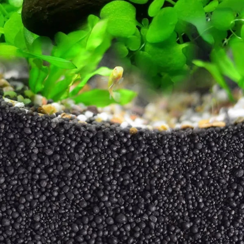 ดินตู้ปลา ดินปลูกไม้น้ำ Aquarium Soil วัสดุปูพื้นจัดตู้ ไม่ฟุ้ง ขนาด 1kg