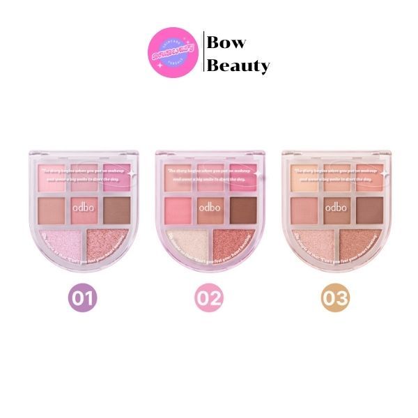 Odbo Romance Mood Eye Palette #OD2023  โอดีบีโอ โรแมนซ์ มู้ด อาย พาเลท