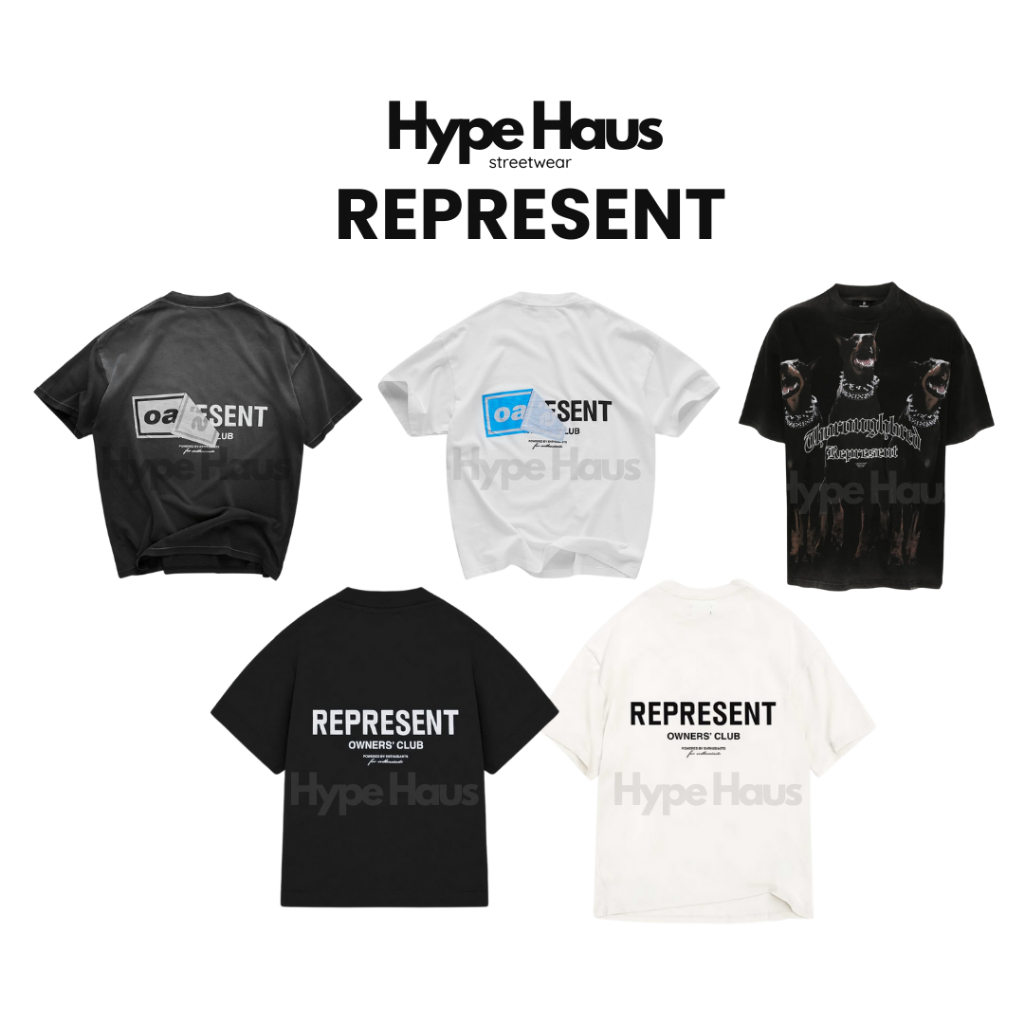 [แท้✅ พร้อมส่ง]  เสื้อยืด Represent T-Shirt