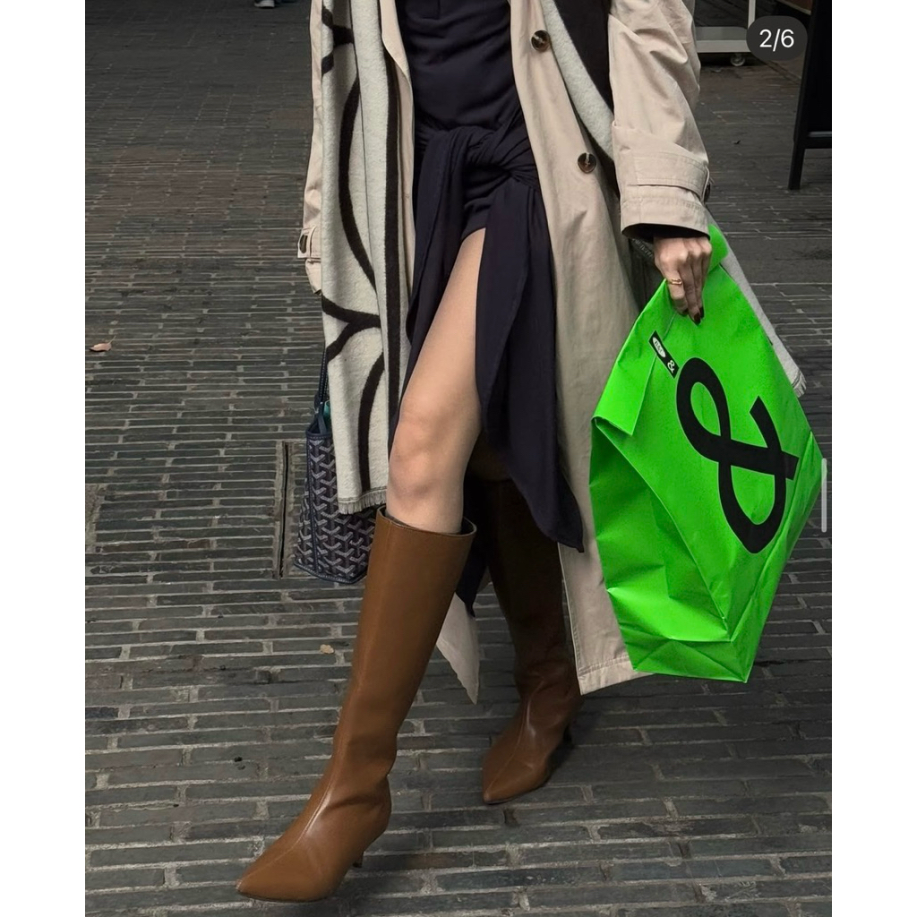 ส่งต่อ jarin_official boots สีน้ำตาล size38