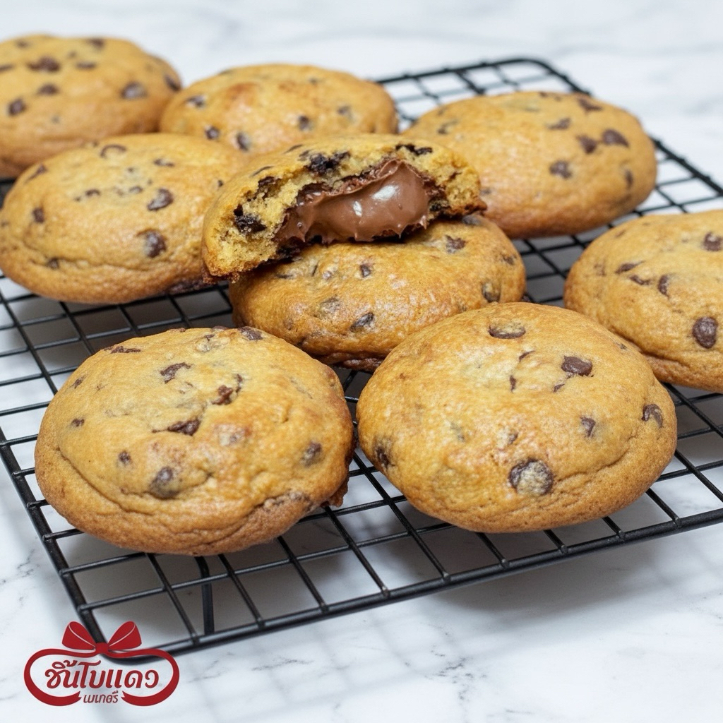 Nutella Chocolate Chip Cookies