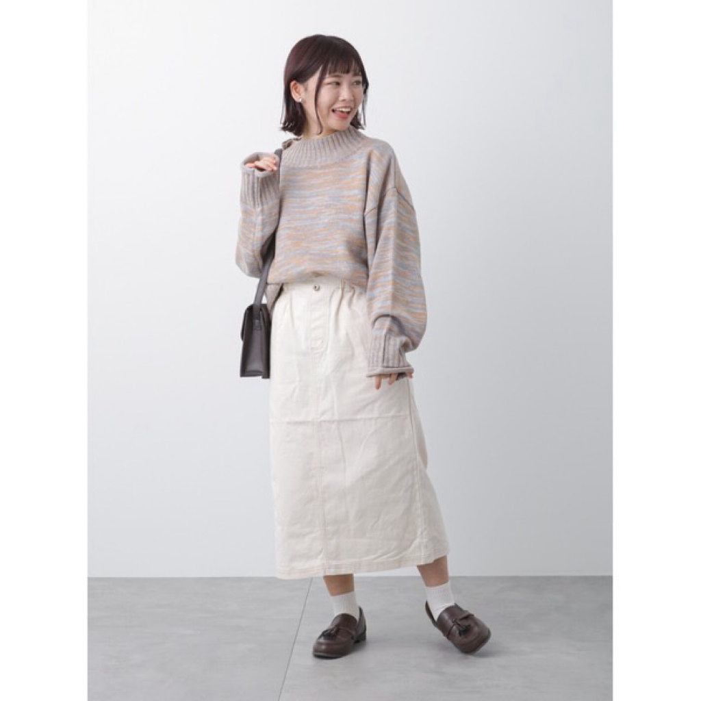 แบรนด์:ehka sopo เสื้อถักคอสูงไหมพรมผสมหลายชนิด แบรนด์ญี่ปุ่นมือ 1🇯🇵 - รูปที่ 3