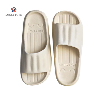 Lucky Love รองเท้าใส่ในบ้านที่นุ่มสบาย รองเท้าแตะ