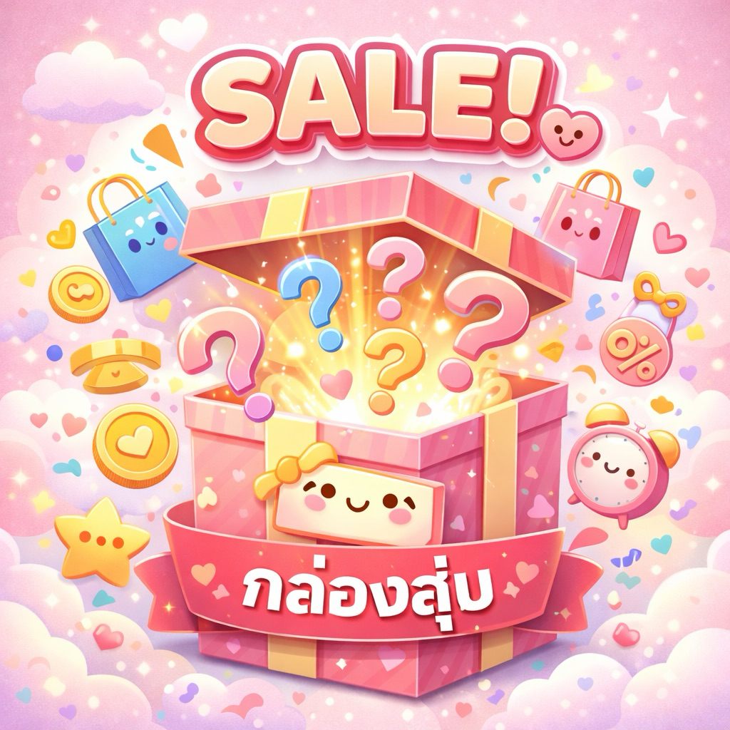 กล่องสุ่มแบบคละ เช็คการ์ด/เช็คตัว (พร้อมส่ง)