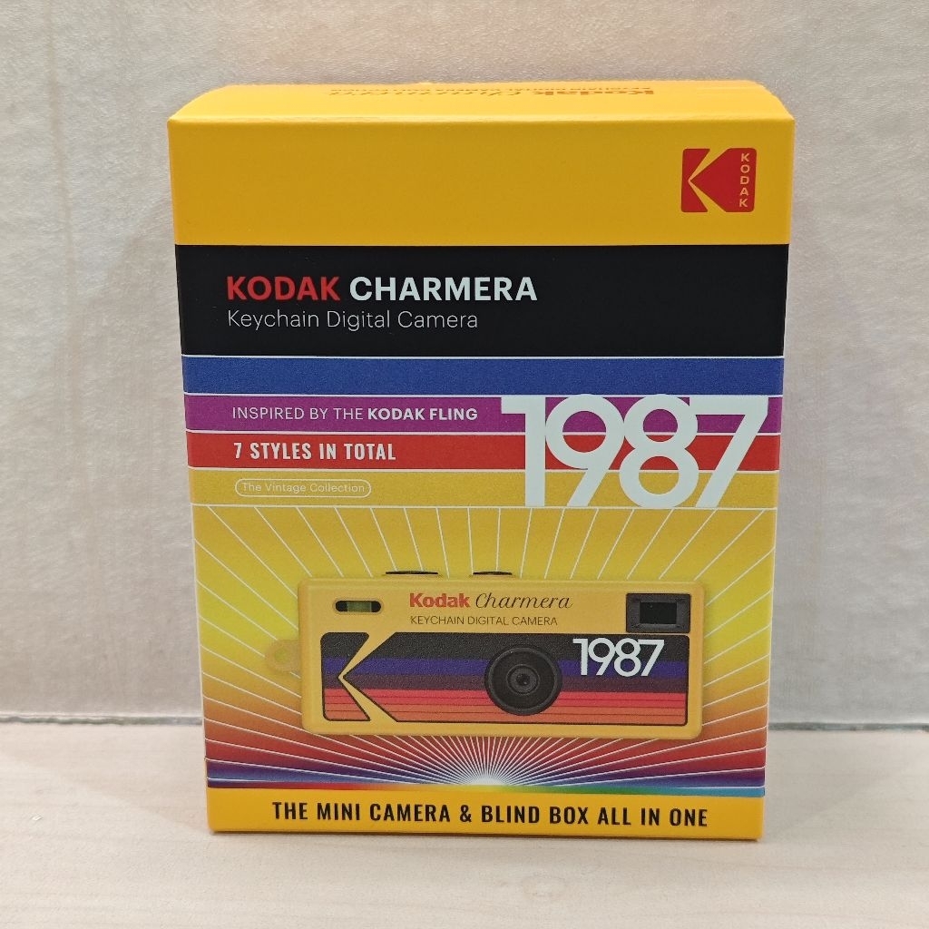 (สีแดง) Kodak CHAMERA กล้องดิจิตอล พวงกุญแจ : แกะกล่องเช็คสี
